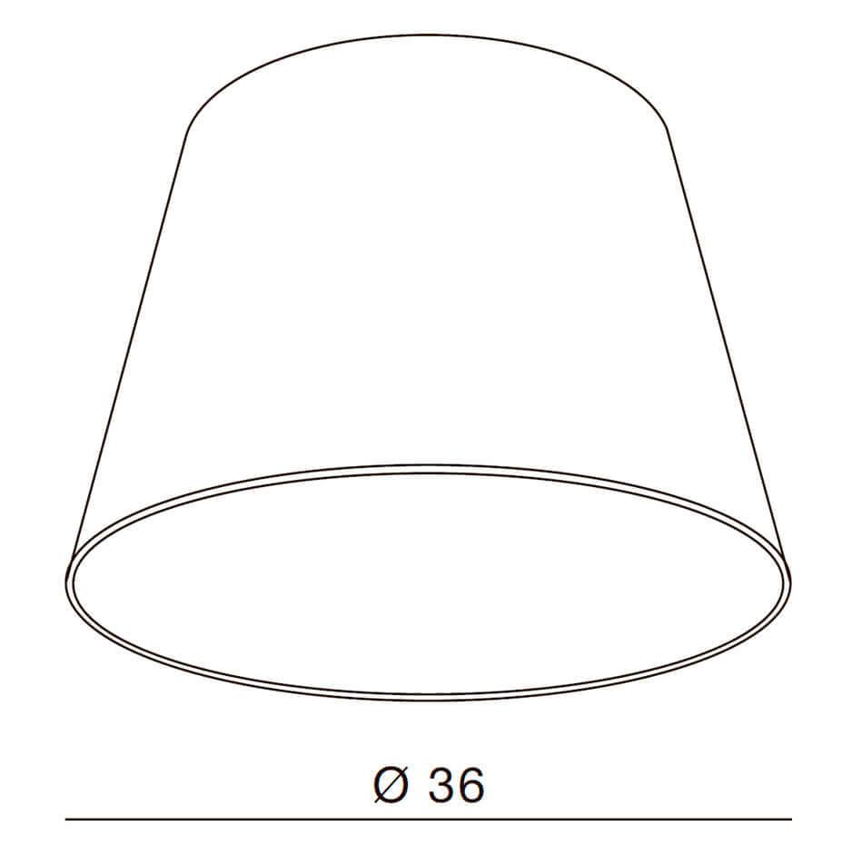 Абажур Azzardo Shade ZF 36 AZ2604