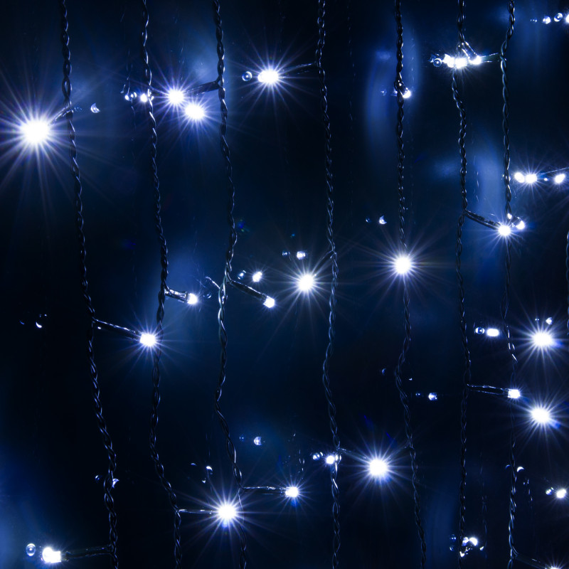 Светодиодный занавес Eurosvet 200-003 белый 0,45*1,5м IP20