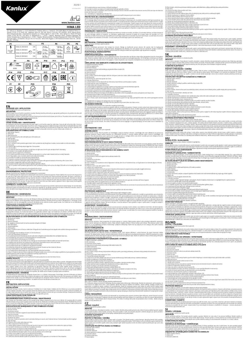 Встраиваемый светильник Kanlux Hima 22842