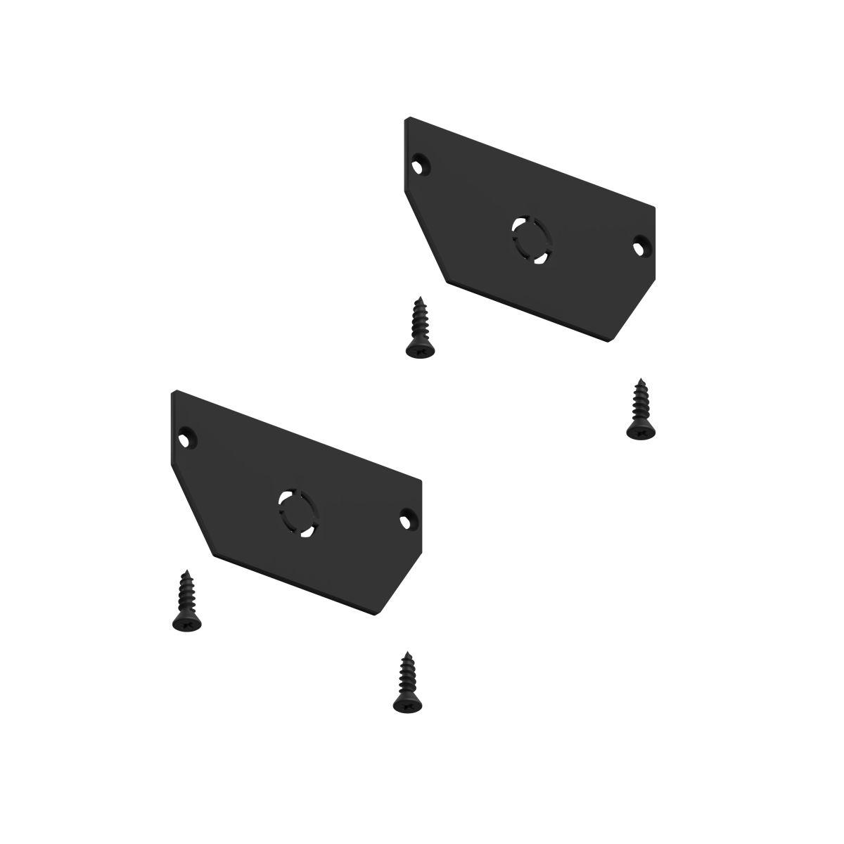 Заглушка торцевая для закладного профиля под шинопровод для натяжного потолка 2 шт Hesby Lighting Skylite HSBL_0194