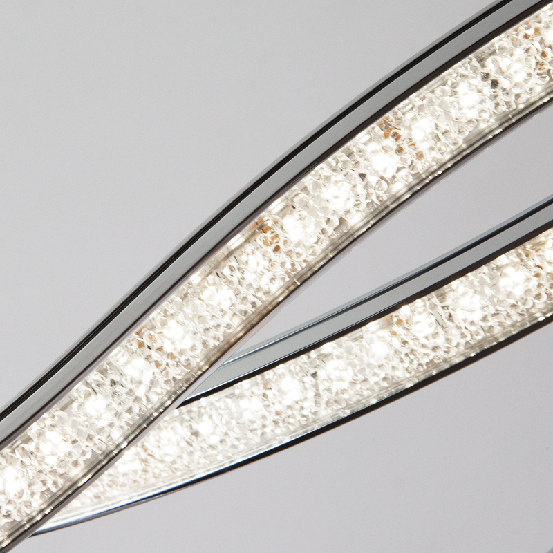 Потолочный светодиодный светильник Eurosvet Wave 90032/6 хром