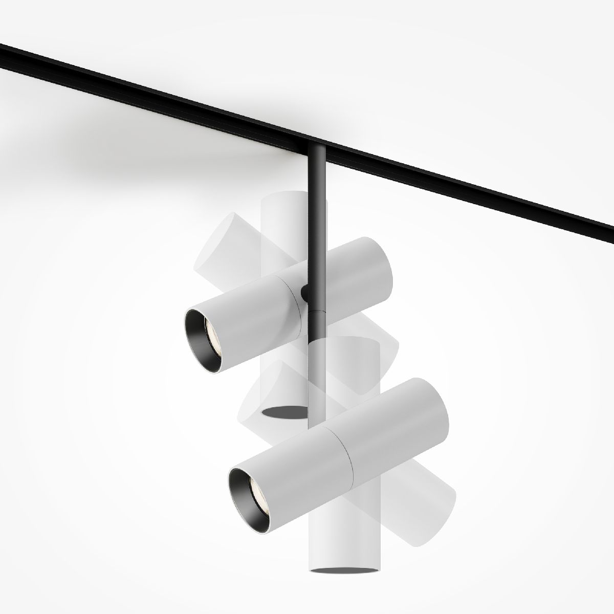 Трековый магнитный светильник Maytoni Elti Duo TR005-2-2X12W4K-BW