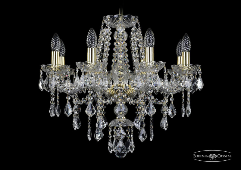 Подвесная люстра Bohemia Ivele 1415/8/200/G/Leafs