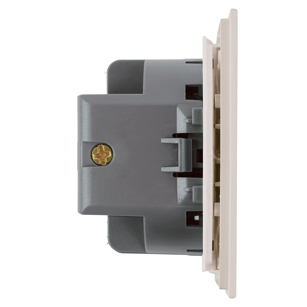 Выключатель 1-клавишный (механизм) Stekker Мия 250В 10А RSW10-3103-08 пудровый жемчуг 50472