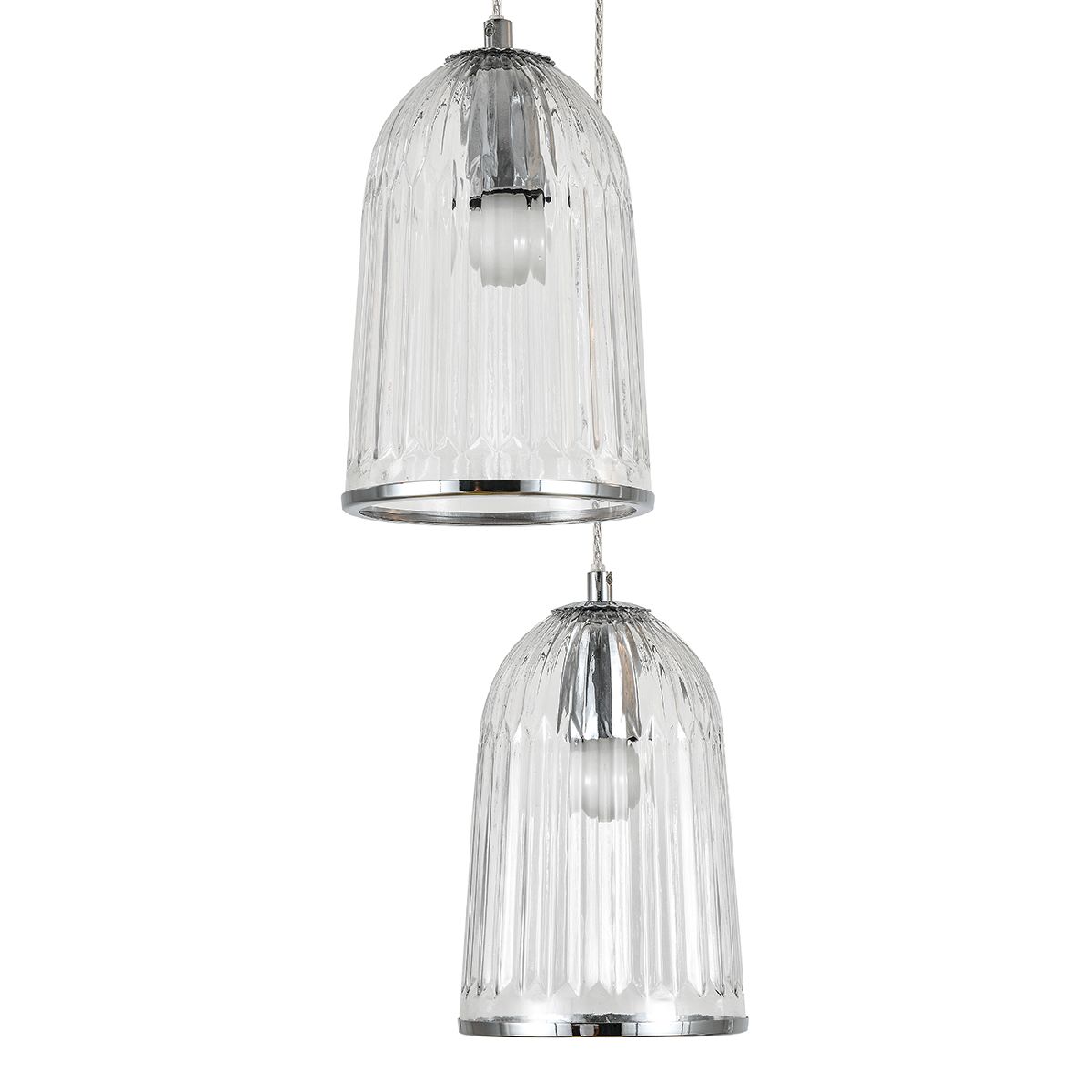 Каскадная люстра Indigo Lucido 11046/5P Chrome V000483