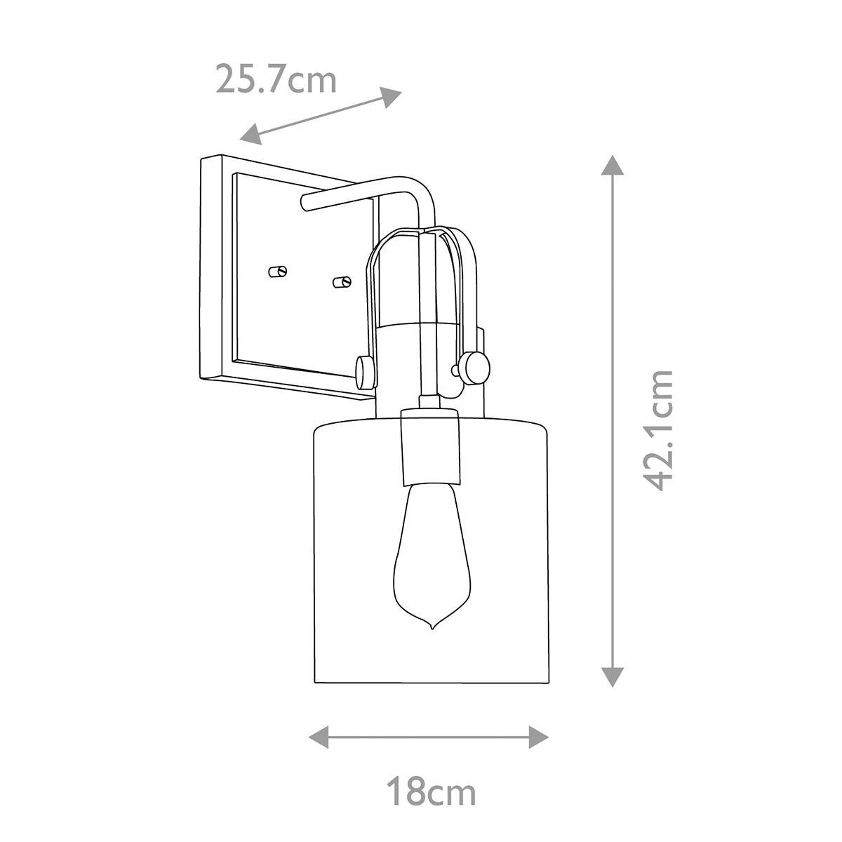 Бра Kichler Kitner QN-KITNER1-NBR