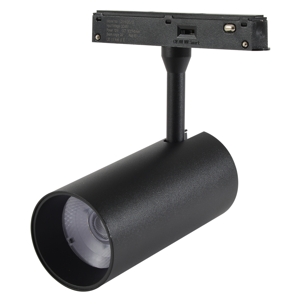 Трековый магнитный светильник Crystal Lux Space CLT 0.33 003 12W BL 3CCT-SMART