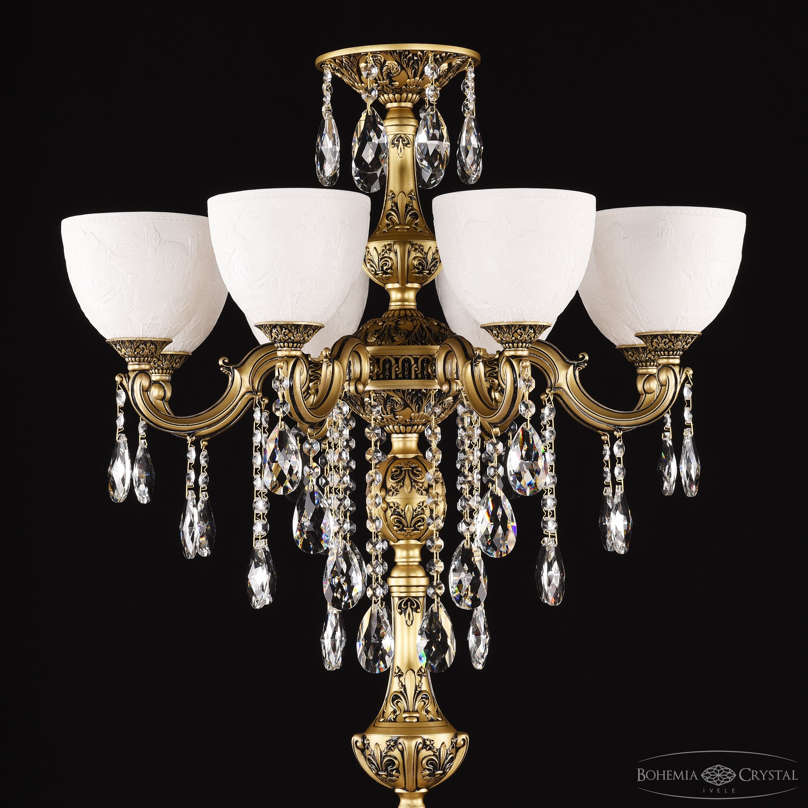 Торшер Bohemia Ivele Crystal AL78101T/8/175 B AGB P1 U Rose