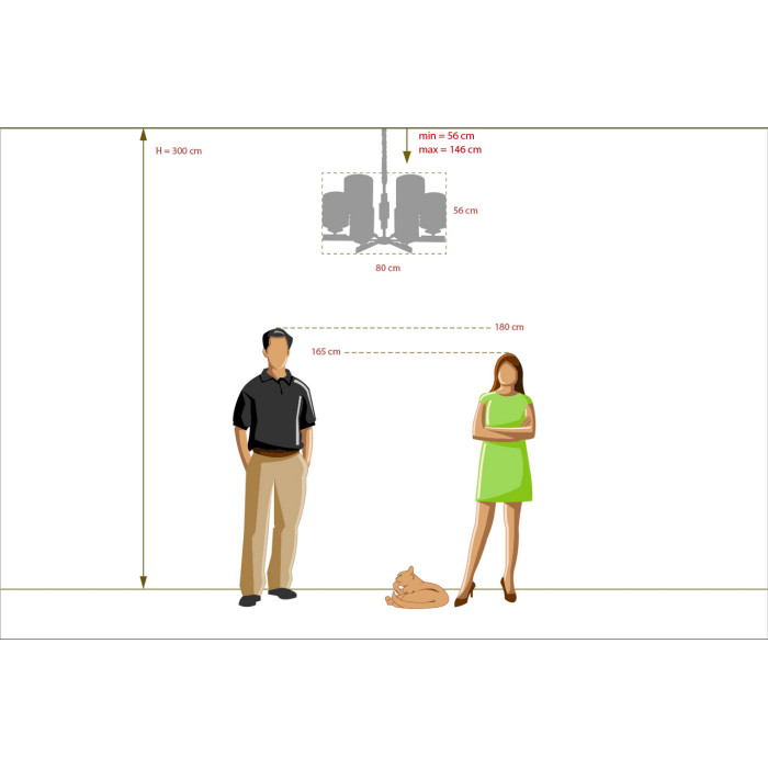 Подвесная люстра Chiaro Палермо 386011906