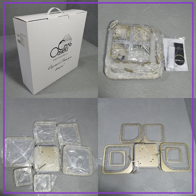 Потолочная люстра Seven Fires Brand SF7057/7C-SGD-BL