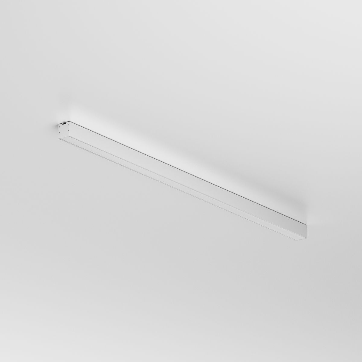 Линейный накладной светильник Maytoni Technical 4000K 35x35 (Серебро, 1 м) LL311004