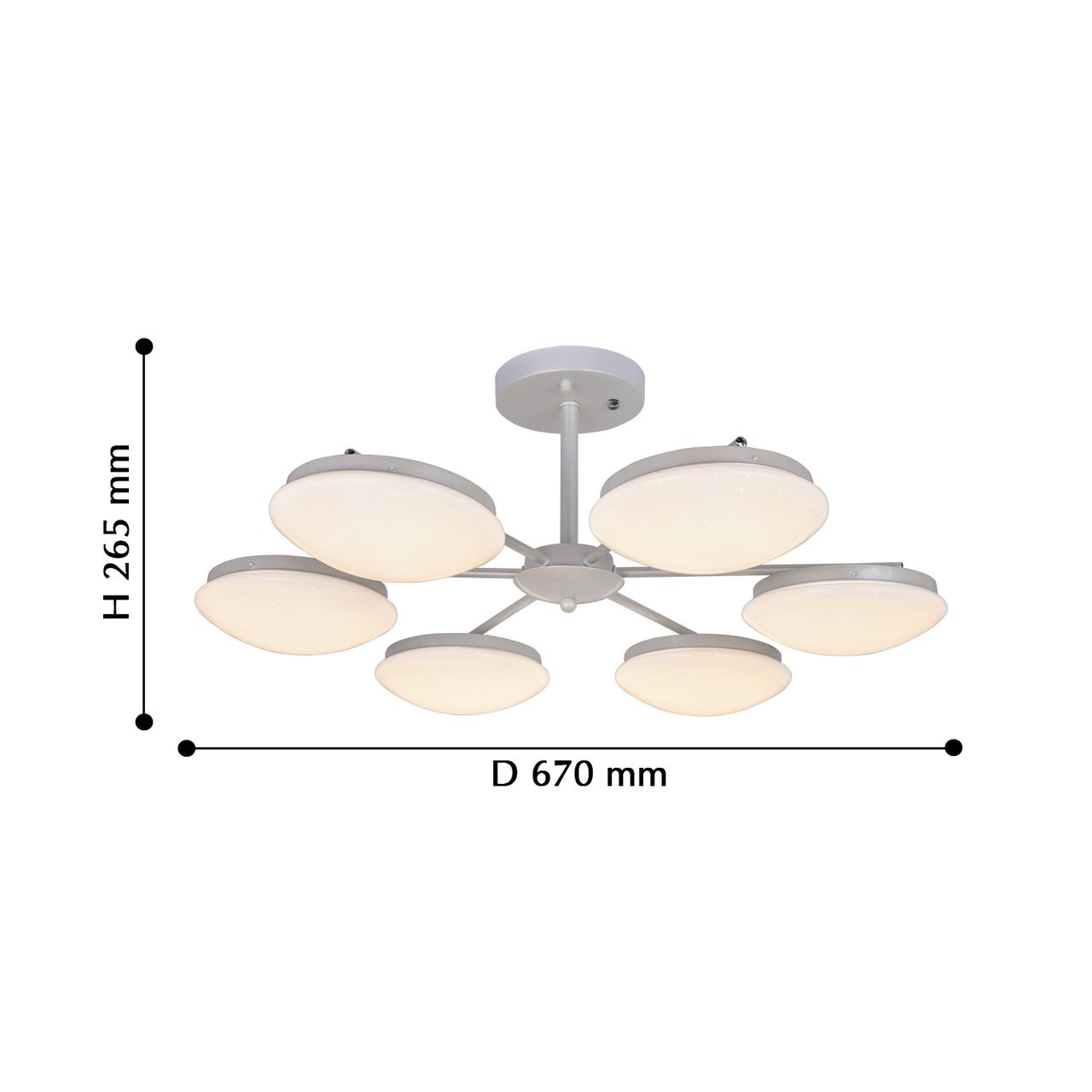 Потолочная светодиодная люстра F-Promo Ledante 2475-6P