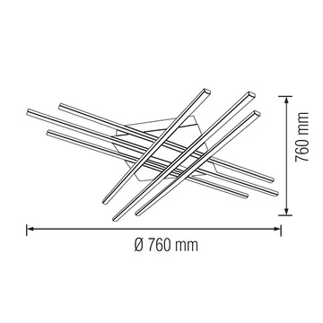 Потолочный светодиодный светильник Horoz Glory 019-019-0045