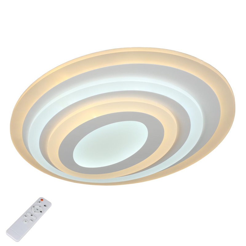 Потолочный светодиодный светильник с пультом ДУ Omnilux Fanano OML-05207-65
