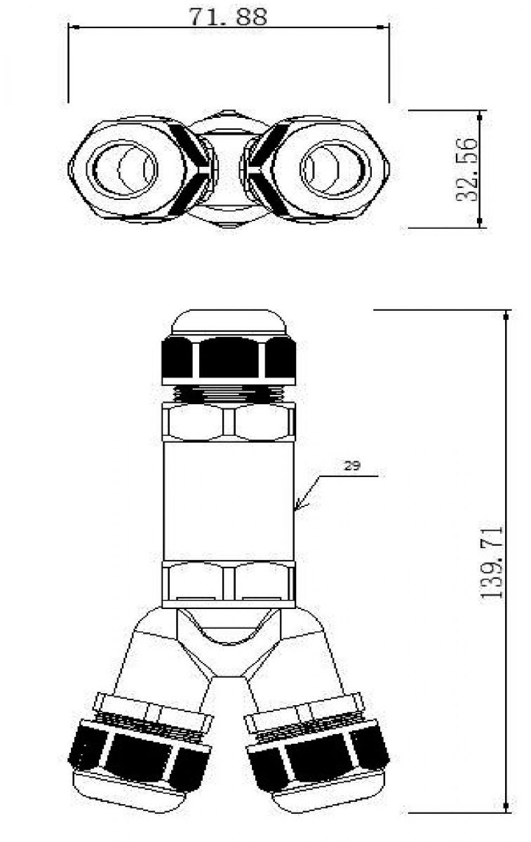 Многожильный Y-образный соединитель Deko-Light 930573