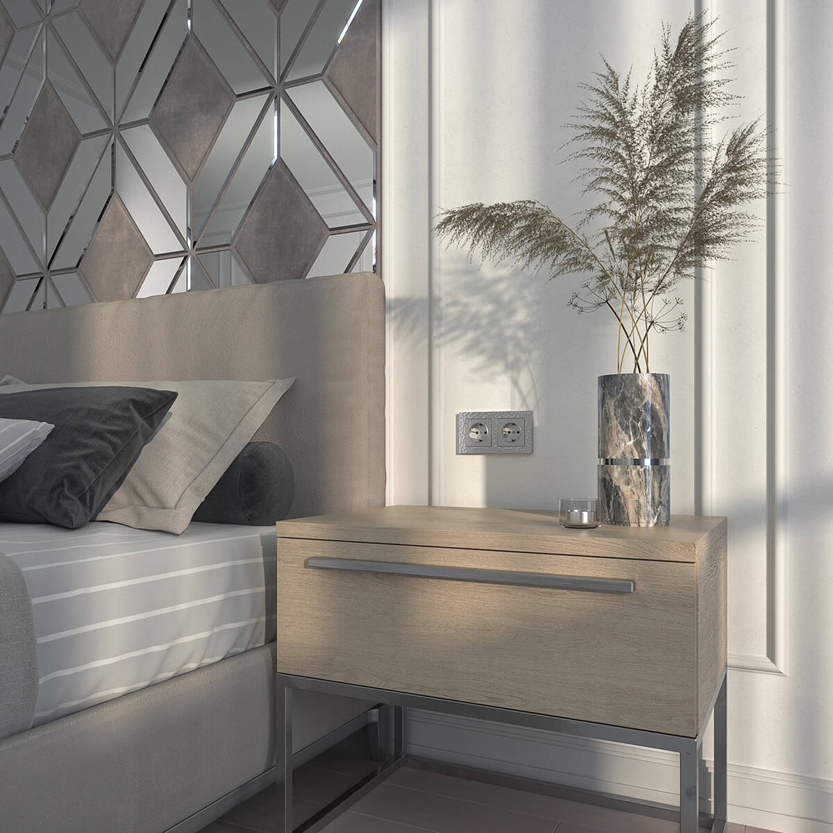 Розетка Werkel Hammer серебряный 4690389162800