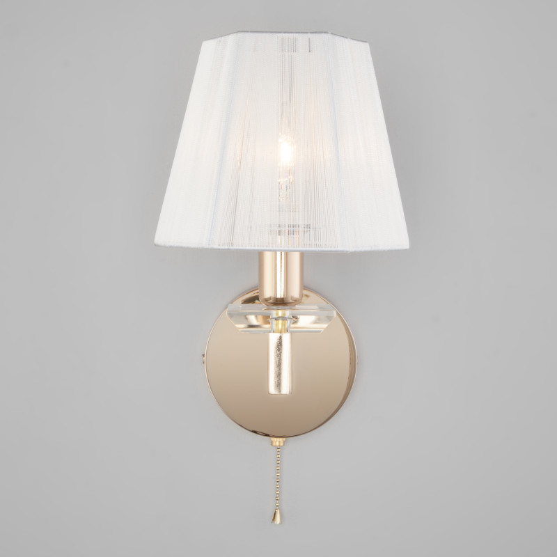 Бра с выключателем на корпусе Eurosvet Alegria 60114/1 золото