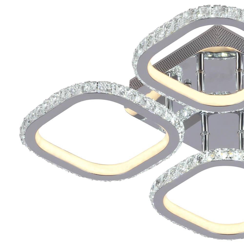 Потолочная светодиодная люстра Seven Fires Флери SF7014/4CS-CR