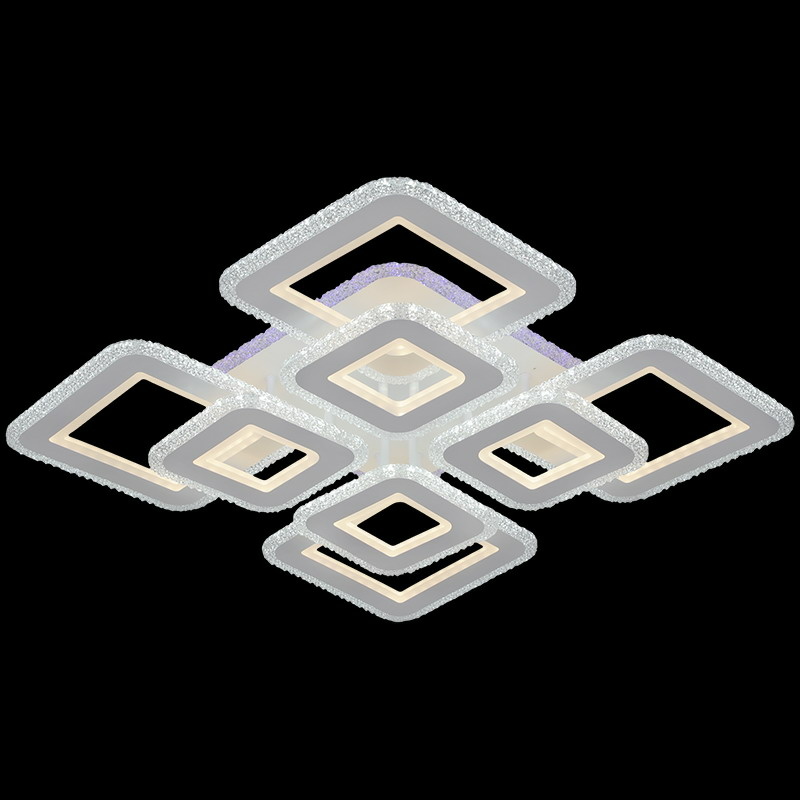 Потолочная люстра Reluce 08430-0.3-4+4B WH (RGB)