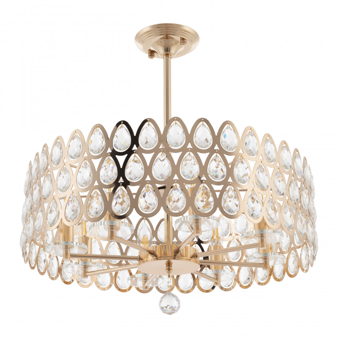 Люстра на штанге Arte Milano Sorrento 371019/8/300/580 GD