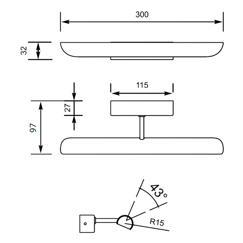 Подсветка для картин Zumaline TORNADO 1376
