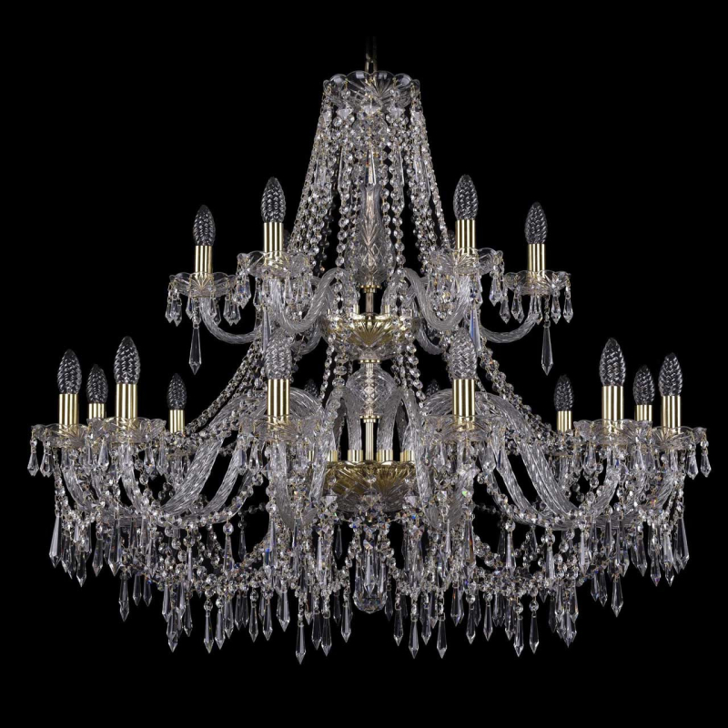 Подвесная люстра Bohemia Ivele 1403/12+6/360/2d/G