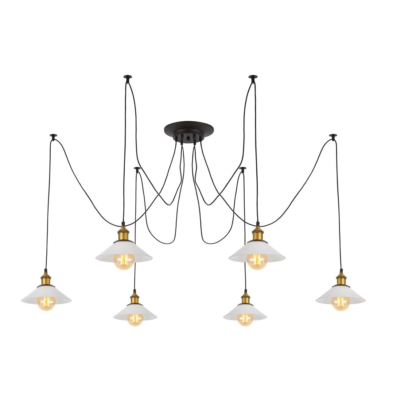 Подвесная люстра паук Citilux Эдисон CL451061