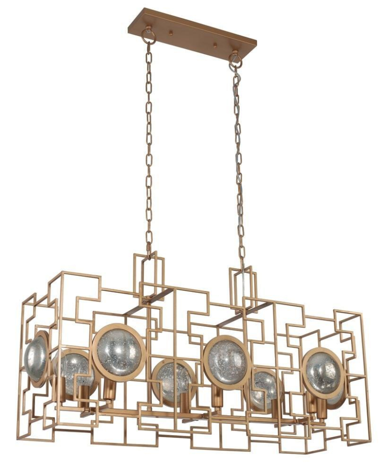 Подвесная люстра Crystal Lux Cuento SP8 L900 Gold