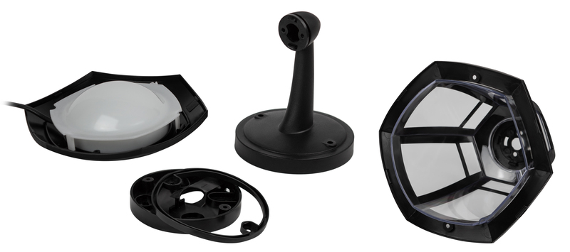 Уличный настенный светильник Эра ДБУ 07-8-005 У1 «Дели 1» черный Б0057511