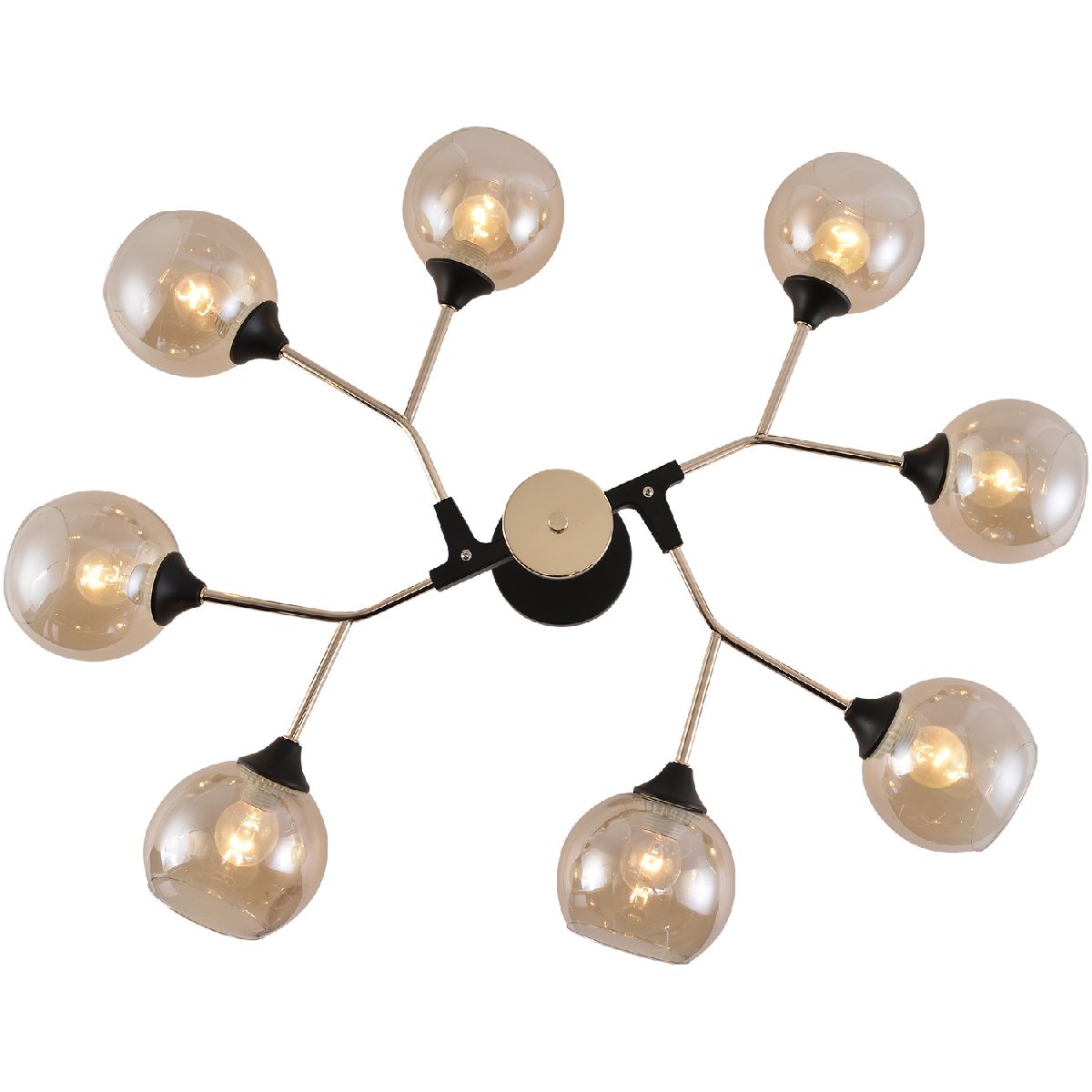 Люстра на штанге Reluce 01483-0.3-08 BK+FGD