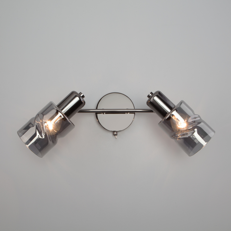 Настенный светильник Eurosvet Ansa 20120/2 чёрный жемчуг