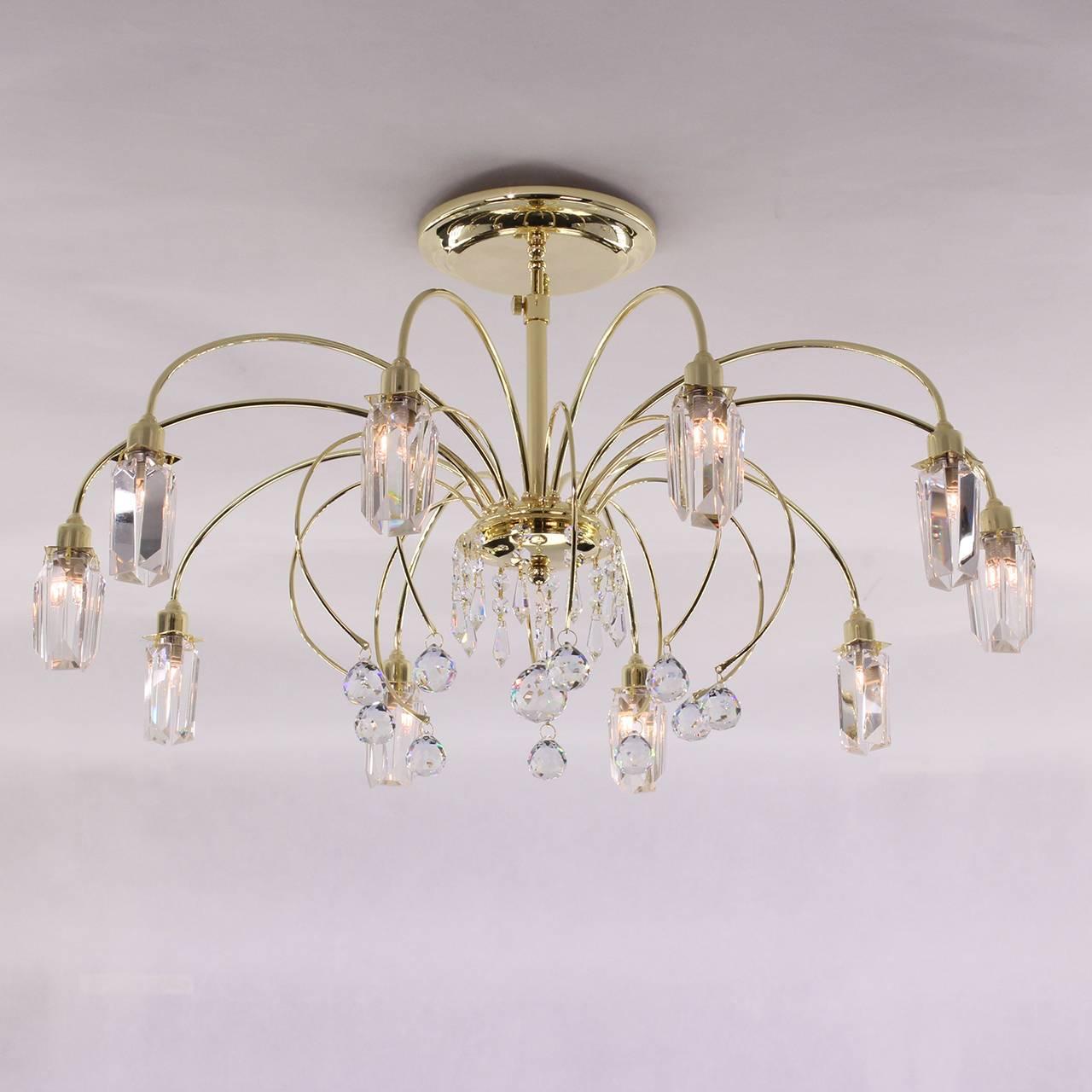 Потолочная люстра Citilux Калипсо Золото CL211102