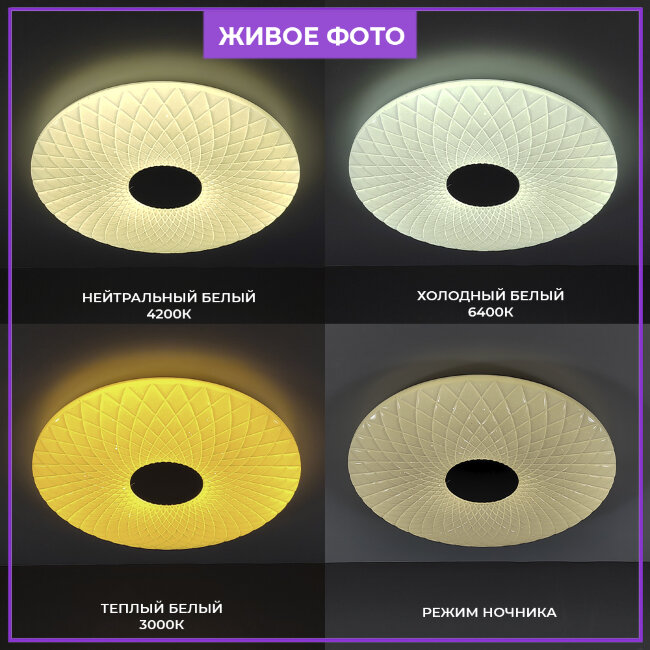 Потолочный светильник Seven Fires Рейнж 45437.45.90.77RGB