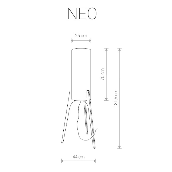 Торшер Nowodvorski Neo 9365