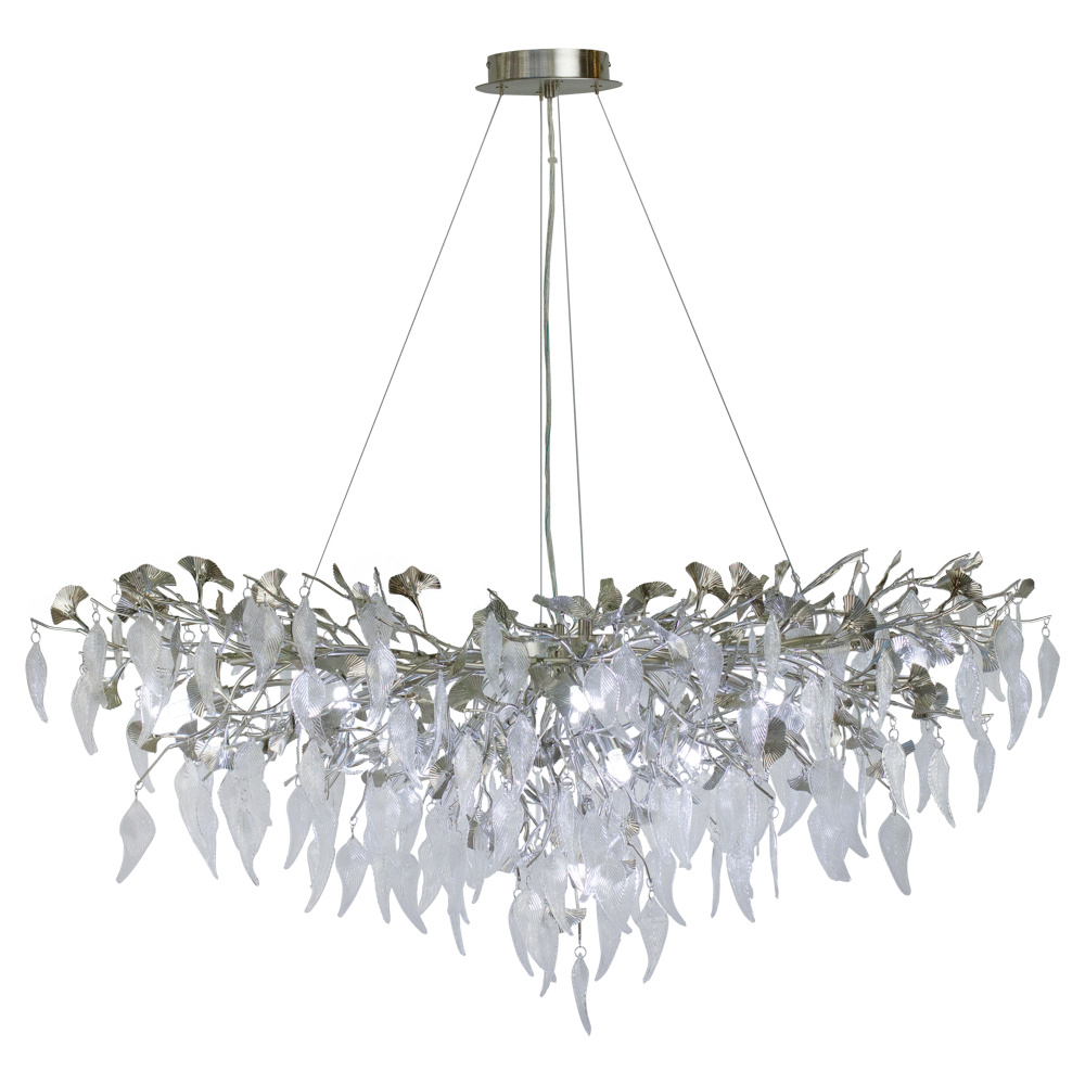 Подвесная люстра флористика AM Group WOODSTAR L1200 SN