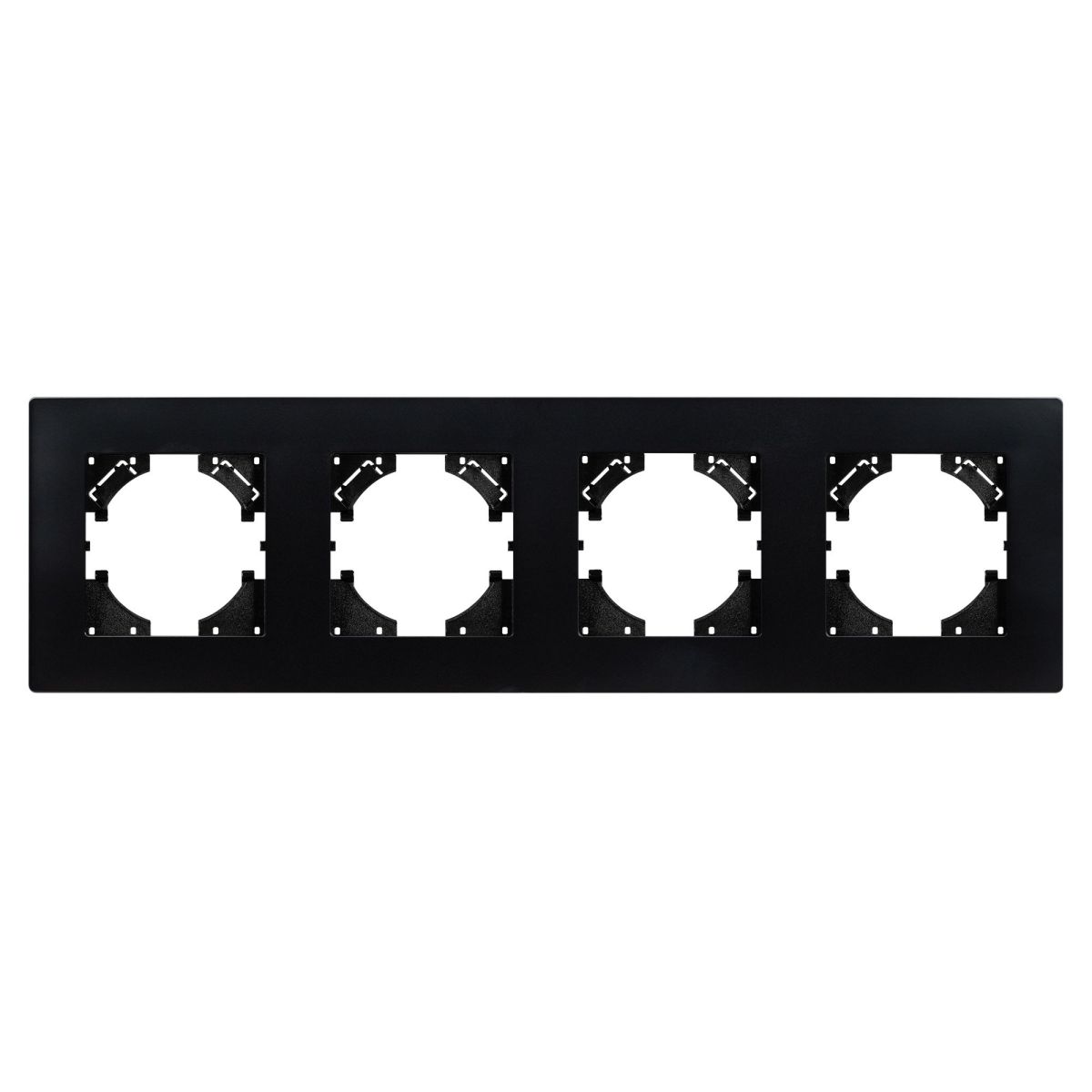 Рамка на 4 поста пластиковая Arlight FRM-PERIO-PL-4-BK 049759