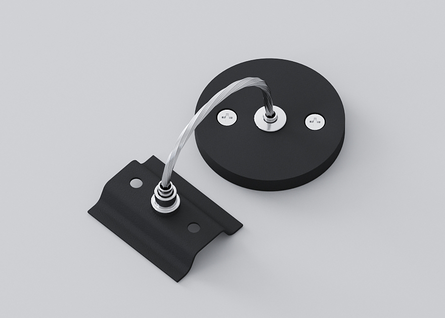 Подвес для трековой системы Luminotti Slimline L.200.10.BK