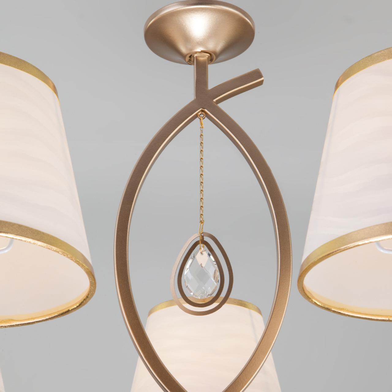 Подвесная люстра Eurosvet Salita 60091/5 перламутровое золото