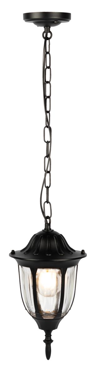 Уличный подвесной светильник ЭРА Галатея GBS-105-BL-0800 230В Е27 IP54 чёрный Б0071486