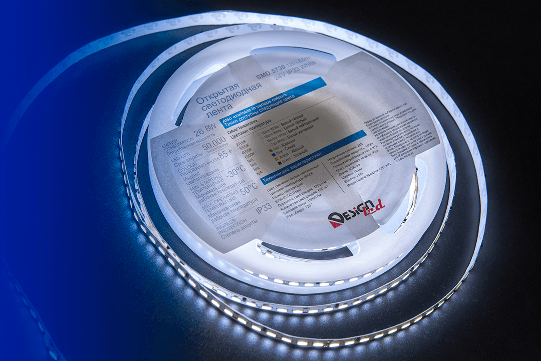 Светодиодная лента DesignLed DSG7120-24-W-33 001824