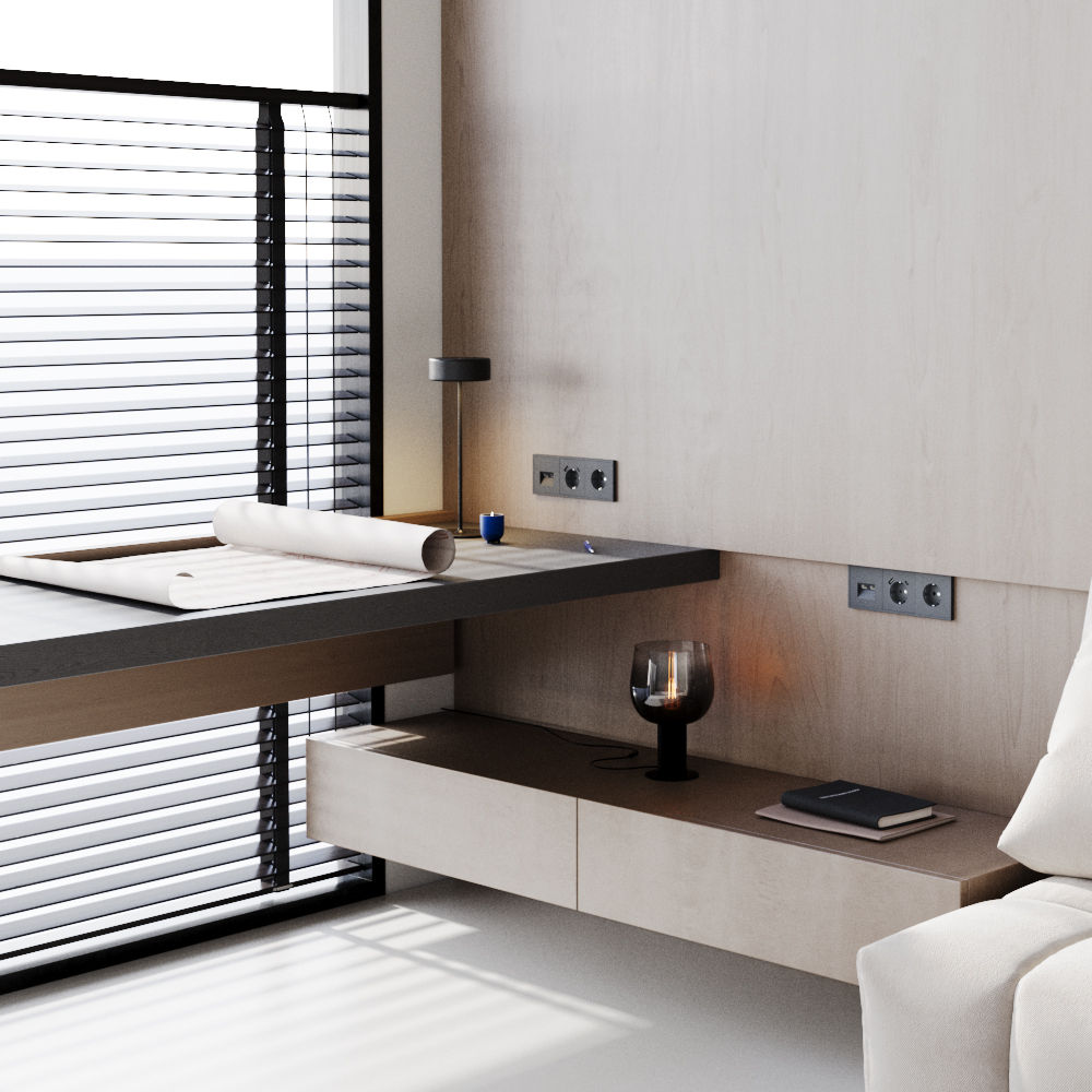 Рамка на 3 поста Voltum S70 VLS100307 (графит)