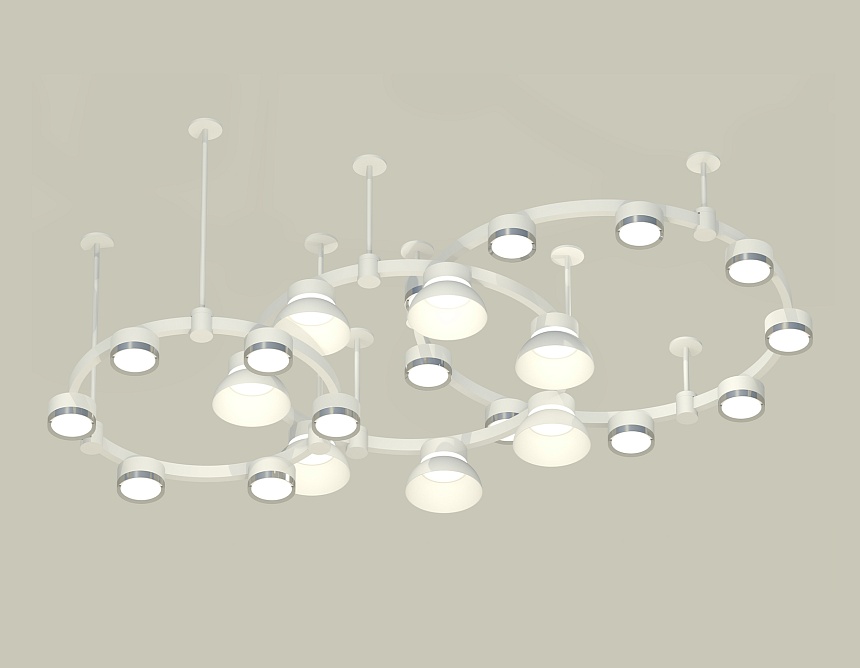 Комплект подвесного светильника Ambrella Light Techno Ring XR92212100 (A9221, A9226, C9241, C9232, C9236, C9231, N8140, N8118)