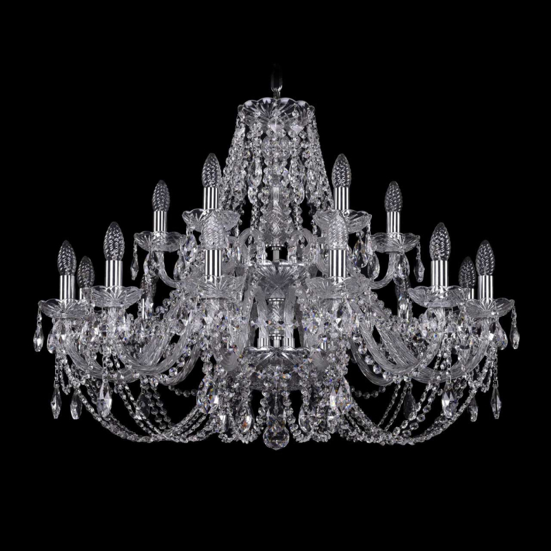 Подвесная люстра Bohemia Ivele 1406/12+6/300/2d/Ni