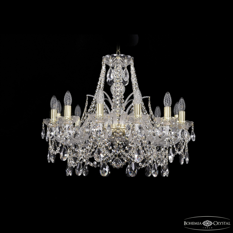 Подвесная люстра Bohemia Ivele Crystal 1411/12/240 G