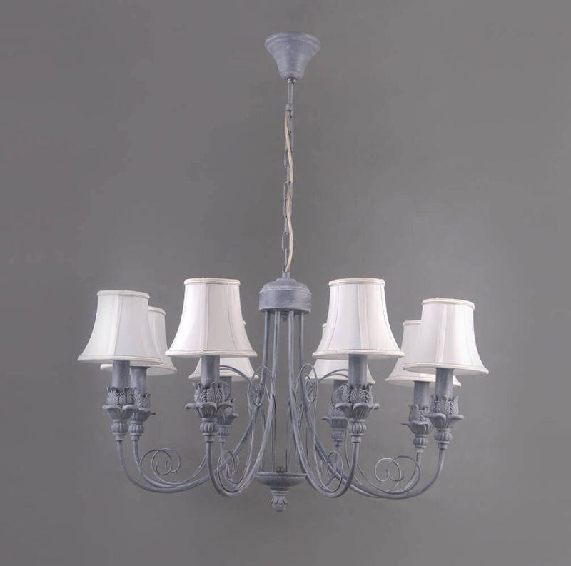 Подвесная люстра Lumien Hall Элин 1027/8H-GRWT-WT