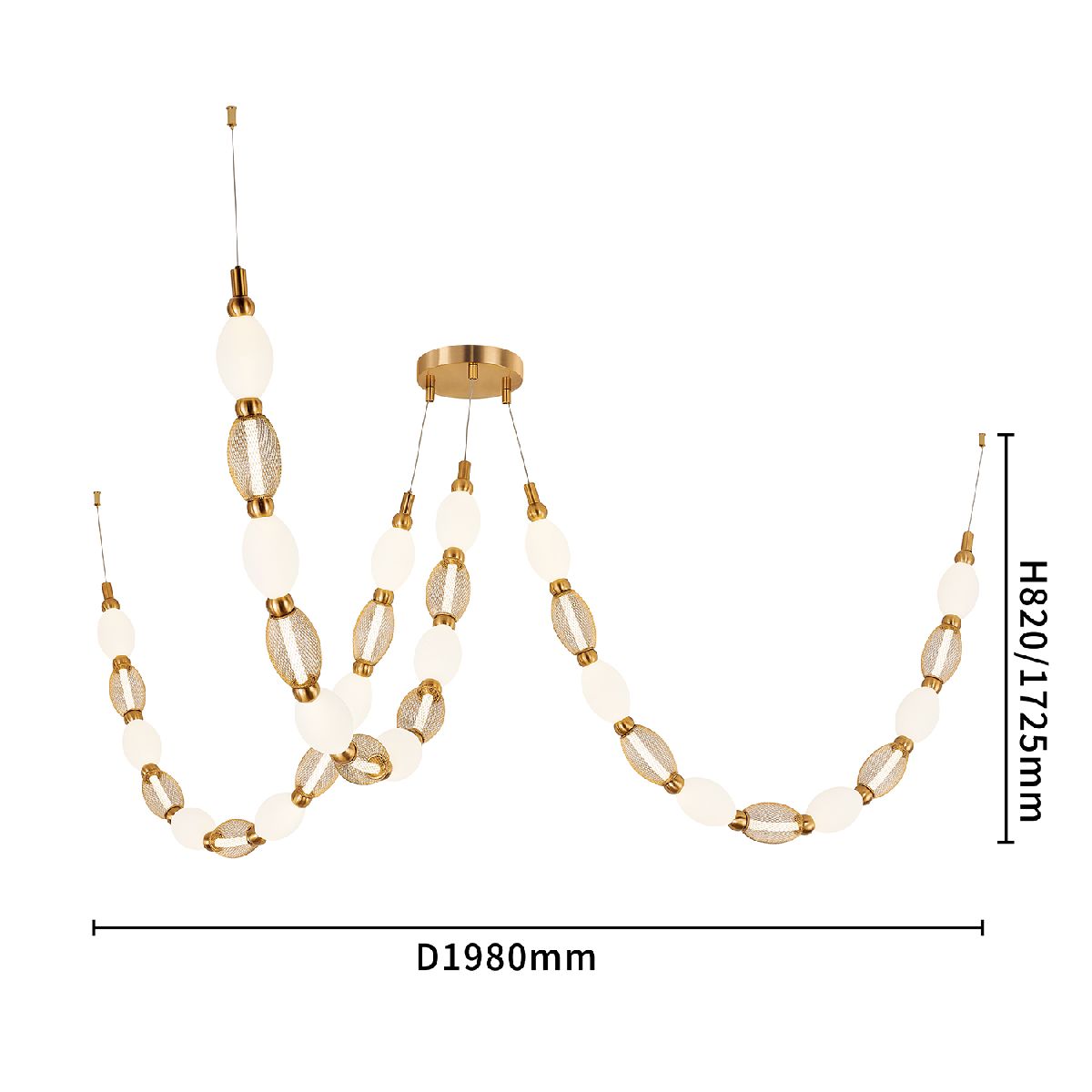 Подвесная люстра Favourite Perler 4559-3PC