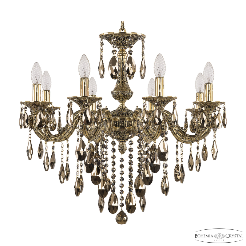 Подвесная люстра Bohemia Ivele Crystal Florence 71101/8/210 B GB R888