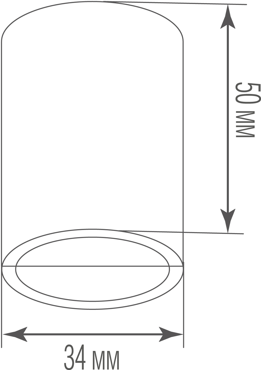 Торцевая заглушка Donolux Light Wave Cap 50B