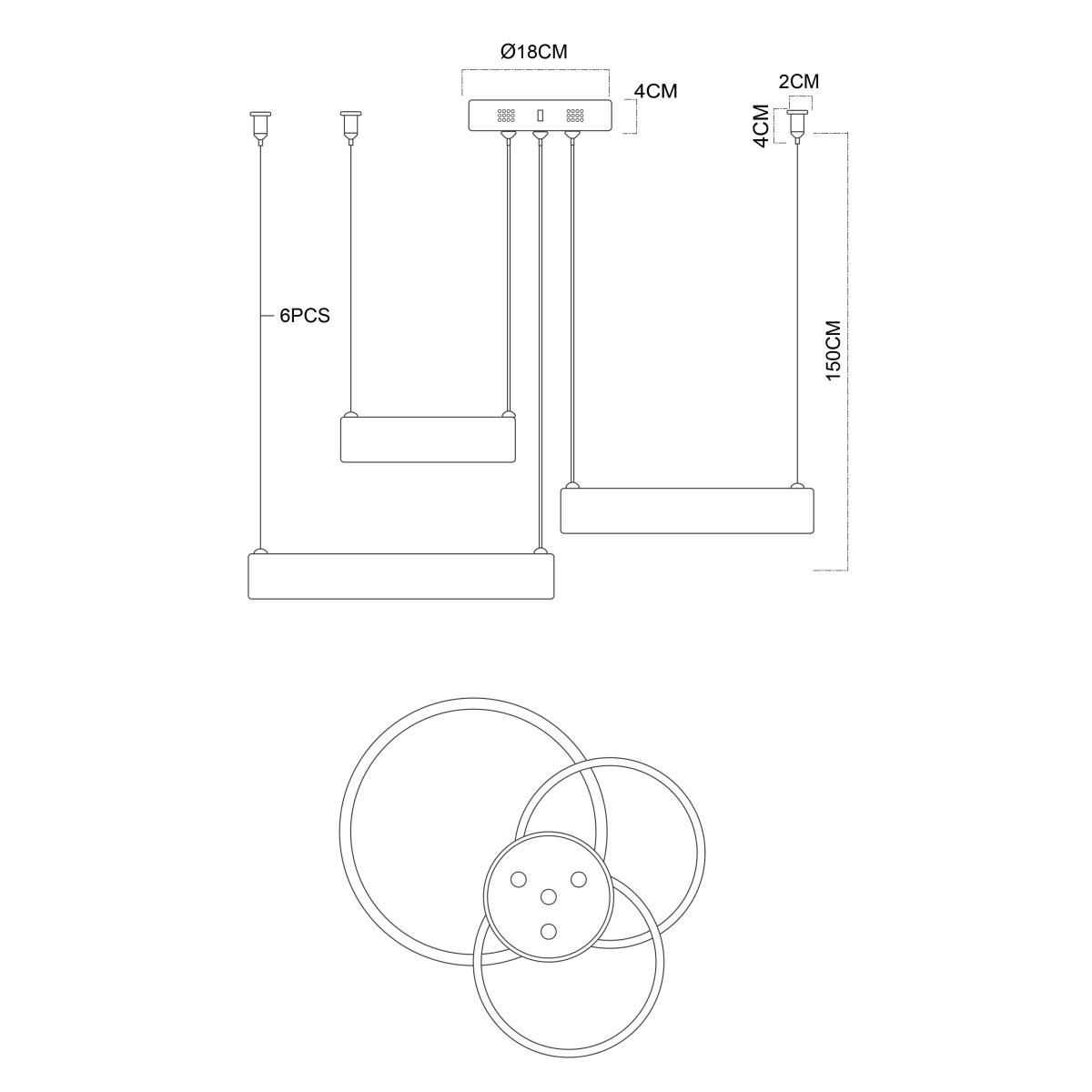 Потолочная чаша Favourite Canopy 4591-220-3CH