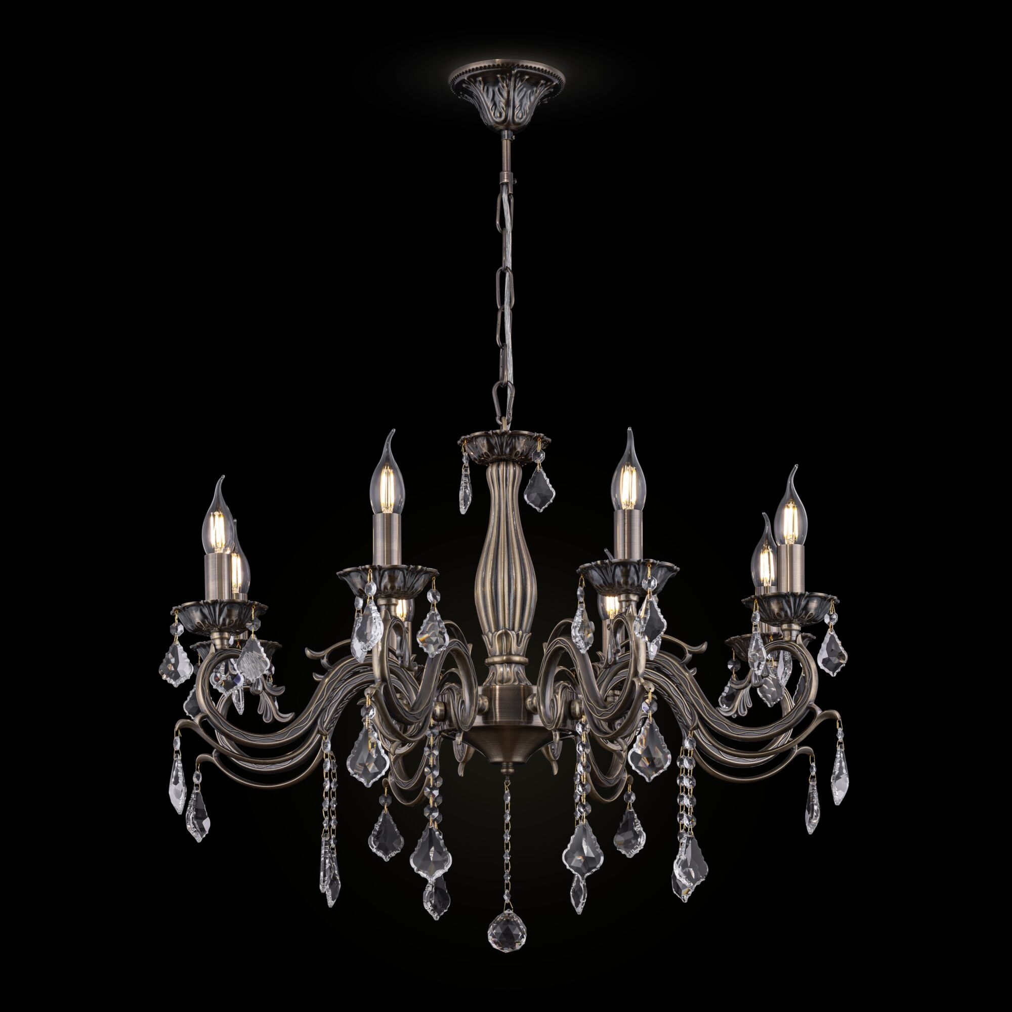 Подвесная люстра Maytoni Bronze RC245-PL-08-R